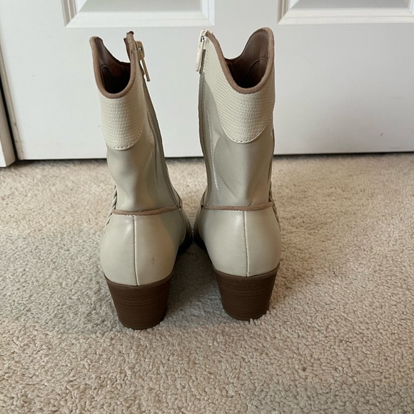 Universal Thread Shana White Cowboy Boots size 6.5 - Picture 4 of 5
